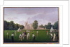 Cricket at Canford Manor, 1855 by English School