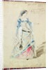 Costume design for Mlle Madeleine Brohant for the role of Marianne in 'Les Caprices de Marianne' by Alfred de Musset 1851 by Eugene Giraud