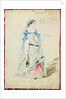 Costume design for Mlle Madeleine Brohant for the role of Marianne in 'Les Caprices de Marianne' by Alfred de Musset 1851 by Eugene Giraud