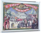 Poster advertising the 'Grand Cirque Menagerie Darius', 1924 by French School