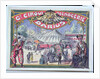Poster advertising the 'Grand Cirque Menagerie Darius', 1924 by French School