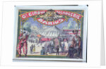 Poster advertising the 'Grand Cirque Menagerie Darius', 1924 by French School