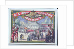 Poster advertising the 'Grand Cirque Menagerie Darius', 1924 by French School