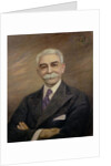 Portrait of Baron Pierre de Coubertin by School French