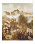 The Recapture of the Buda Fortress by the Hungarian Insurgents on 21st May 1849 by C. Wemik