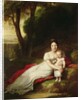 Hortense Eugenie de Beauharnais, Queen of Holland, with her son Charles Louis Napoleon Bonaparte, the future Napoleon III by Baron Antoine Jean Gros