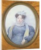 Miniature portrait of Madame Swetchine by French School