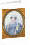 Miniature portrait of Madame Swetchine by French School