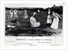 Guy de Maupassant Playing Tennis by Louis Edouard Paul Fournier