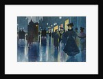 Munich Street at Night by Karl Vetter
