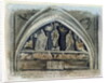 Tomb of Nicolas Flamel at the Cimetiere des Innocents by French School