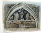 Tomb of Nicolas Flamel at the Cimetiere des Innocents by French School