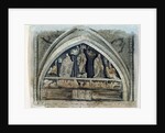 Tomb of Nicolas Flamel at the Cimetiere des Innocents by French School