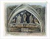 Tomb of Nicolas Flamel at the Cimetiere des Innocents by French School