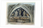 Tomb of Nicolas Flamel at the Cimetiere des Innocents by French School