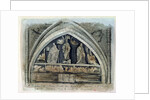Tomb of Nicolas Flamel at the Cimetiere des Innocents by French School