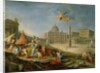 Piazza San Pietro, Rome with an allegory of the Triumph of the Papacy, 1757 by Giovanni Paolo Pannini or Panini