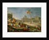 Piazza San Pietro, Rome with an allegory of the Triumph of the Papacy, 1757 by Giovanni Paolo Pannini or Panini