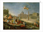 Piazza San Pietro, Rome with an allegory of the Triumph of the Papacy, 1757 by Giovanni Paolo Pannini or Panini