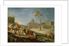Piazza San Pietro, Rome with an allegory of the Triumph of the Papacy, 1757 by Giovanni Paolo Pannini or Panini