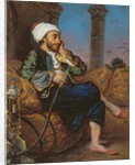An Egyptian Man Smoking a Hookah by Louis Leopold Boilly