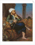An Egyptian Man Smoking a Hookah by Louis Leopold Boilly
