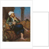 An Egyptian Man Smoking a Hookah by Louis Leopold Boilly