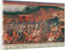 Battle of Kronenberg, Germany in c.1388 by German School