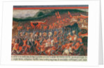 Battle of Kronenberg, Germany in c.1388 by German School