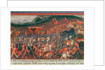 Battle of Kronenberg, Germany in c.1388 by German School