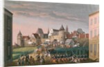 Rush of Imperial troops at Hoscht, 28th August 1800 by French School