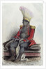 King Temoana on the island of Nuka-Hiva dressed in the uniform of a French colonel, c.1841-48 by Maximilien Radiguet