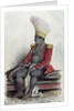 King Temoana on the island of Nuka-Hiva dressed in the uniform of a French colonel, c.1841-48 by Maximilien Radiguet