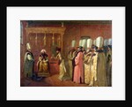 Audience of Charles Gravier, Comte de Vergennes, with the Sultan Osman III in Constantinople, 1755 by Antoine Favray
