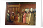 Audience of Charles Gravier, Comte de Vergennes, with the Sultan Osman III in Constantinople, 1755 by Antoine Favray