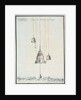 Cross-sectional drawing of a diving bell, 1785 by French School