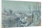 A Trench in Artois, 1915-16 by Francois Flameng