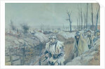 A Trench in Artois, 1915-16 by Francois Flameng