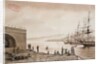 View of Fort Bab Azoun from the Port, Algiers, c.1830-31 by Yung Yung