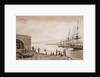 View of Fort Bab Azoun from the Port, Algiers, c.1830-31 by Yung Yung