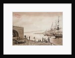View of Fort Bab Azoun from the Port, Algiers, c.1830-31 by Yung Yung