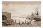 View of Fort Bab Azoun from the Port, Algiers, c.1830-31 by Yung Yung
