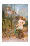 Deep Sea Diver with a Mermaid and a Shark by French School