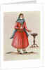 Armenian costume c.1840 by School Armenian