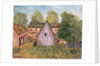 Farm and Farmyard in France, late 19th century (w/c on paper0 by French School