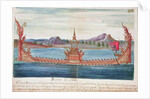 A Siamese Parade Boat, from an account of the Jesuits in Siam, 1688 by French School