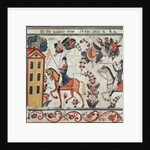 The flight of Napoleon, 1808 by Swedish School