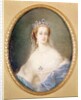 Portrait miniature of the Empress Eugenie, 1860 by Pierre Paul Emmanuel de Pommayrac