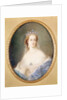 Portrait miniature of the Empress Eugenie, 1860 by Pierre Paul Emmanuel de Pommayrac