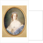 Portrait miniature of the Empress Eugenie, 1860 by Pierre Paul Emmanuel de Pommayrac